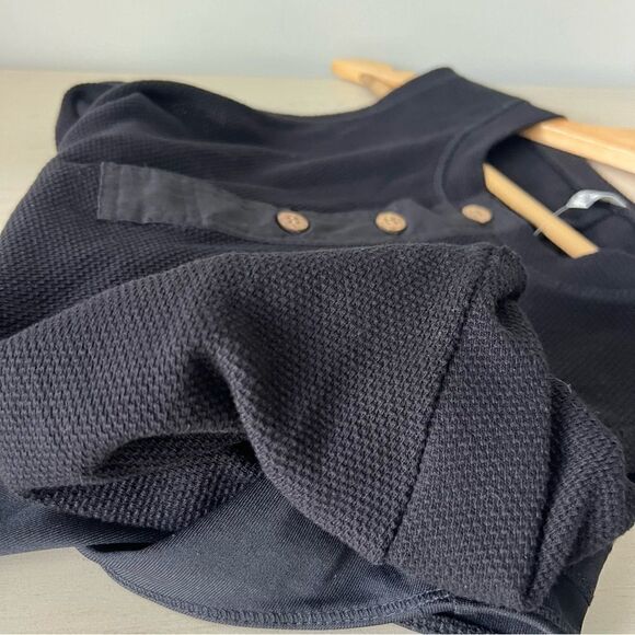 Free People Peek Aye Henley Black Bodysuit Small NWT - Picture 8 of 12